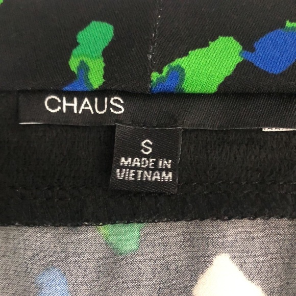 Chaus Slouching Neck Synthetic Leather Top Small - Picture 6 of 11